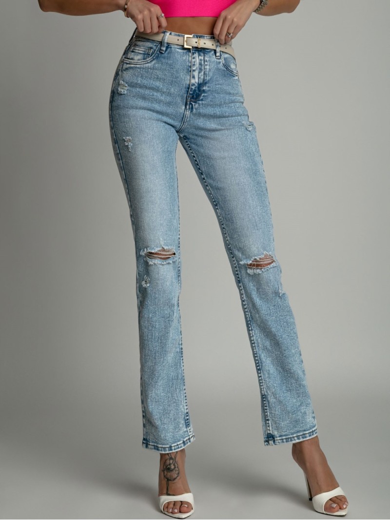 Damenjeans mit Schlitzen AZR2983