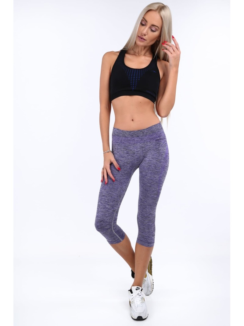 Lila 3/4-Sportleggings MR81183 – Online-Shop – Boutique