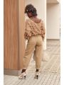 Spodnie jeansowa loose fit cappuccino 6862