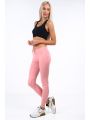 Pudrowe legginsy sportowe dopasowane MR11025