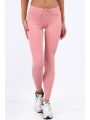 Pudrowe legginsy sportowe dopasowane MR11025