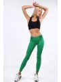 Zielone legginsy sportowe dopasowane MR11017