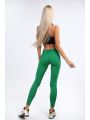 Zielone legginsy sportowe dopasowane MR11017