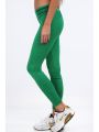 Zielone legginsy sportowe dopasowane MR11017