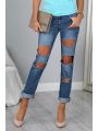 Spodnie damskie z dziurami Jeans 98940