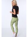 Legginsy sportowe we wzory żółte MR15285