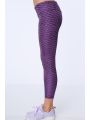 Legginsy sportowe we wzory fioletowe MR15285