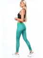 Zielone legginsy sportowe we wzory MR11513