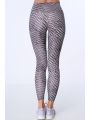 Legginsy sportowe we wzory bladoróżowy MR15285