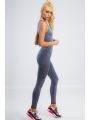 Granatowe sportowe legginsy 1105