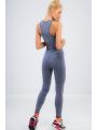 Granatowe sportowe legginsy 1105