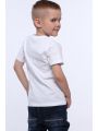 T-shirt chłopięcy z liczbą biały NDZ4478