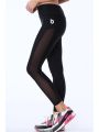 Legginsy z transparentnym lampasem czarne MR13861